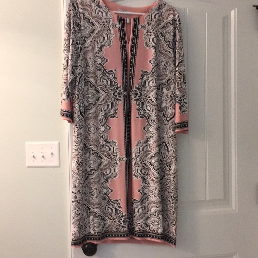 Light pink and navy Dress